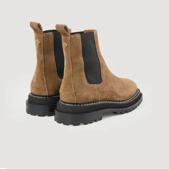 Sandro Olive Green Boots - Picture 10 of 11